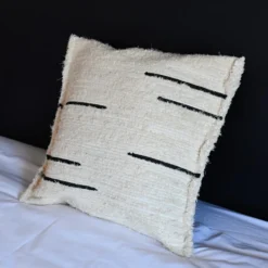 Housse de coussin en fibres recyclées 50x50