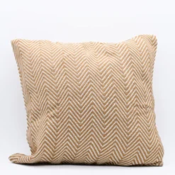 Housse de coussin 50x50 "Chevrons" - Camel