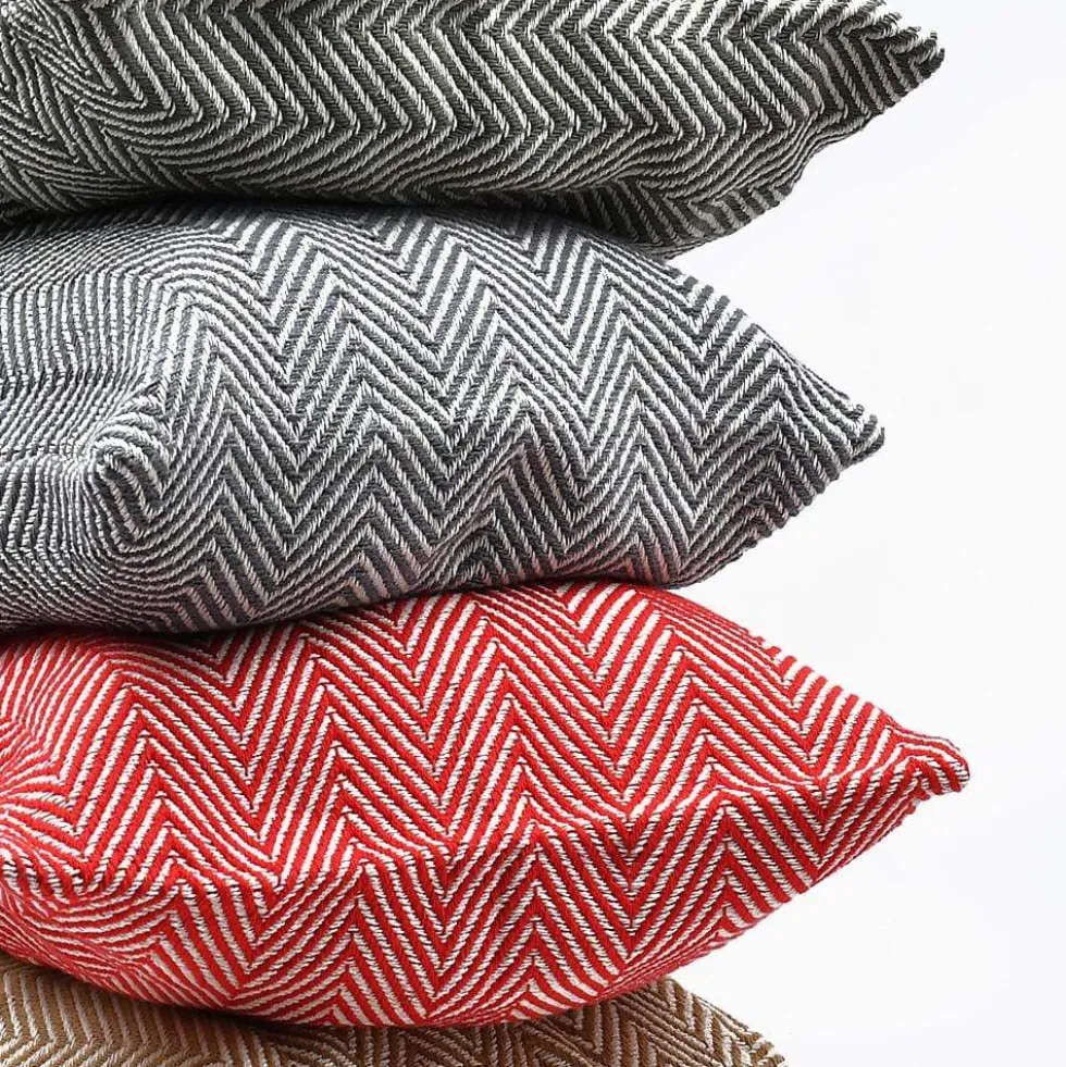 Housse de coussin 50x50 "Chevrons" - Camel
