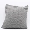 Housse de coussin 50x50 "Chevrons" - Gris