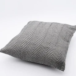 Housse de coussin 50x50 "Chevrons" - Gris