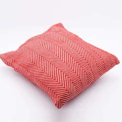 Housse de coussin 50x50 "Chevrons" - Rouge