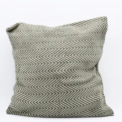 Housse de coussin 50x50 "Chevrons" - Vert