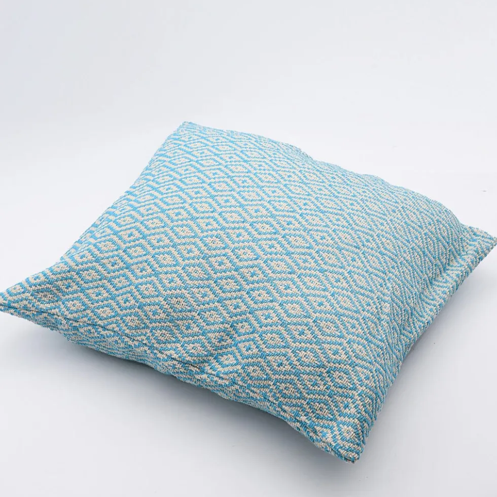 Housse de coussin 50x50 "Losango" - Turquoise