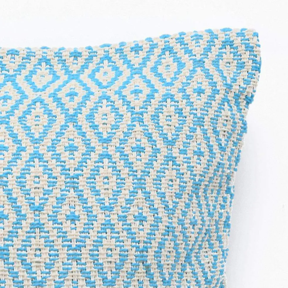 Housse de coussin 50x50 "Losango" - Turquoise
