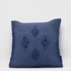 Housse de coussin 40x40 "Tapete de Trapo" - Bleu foncé