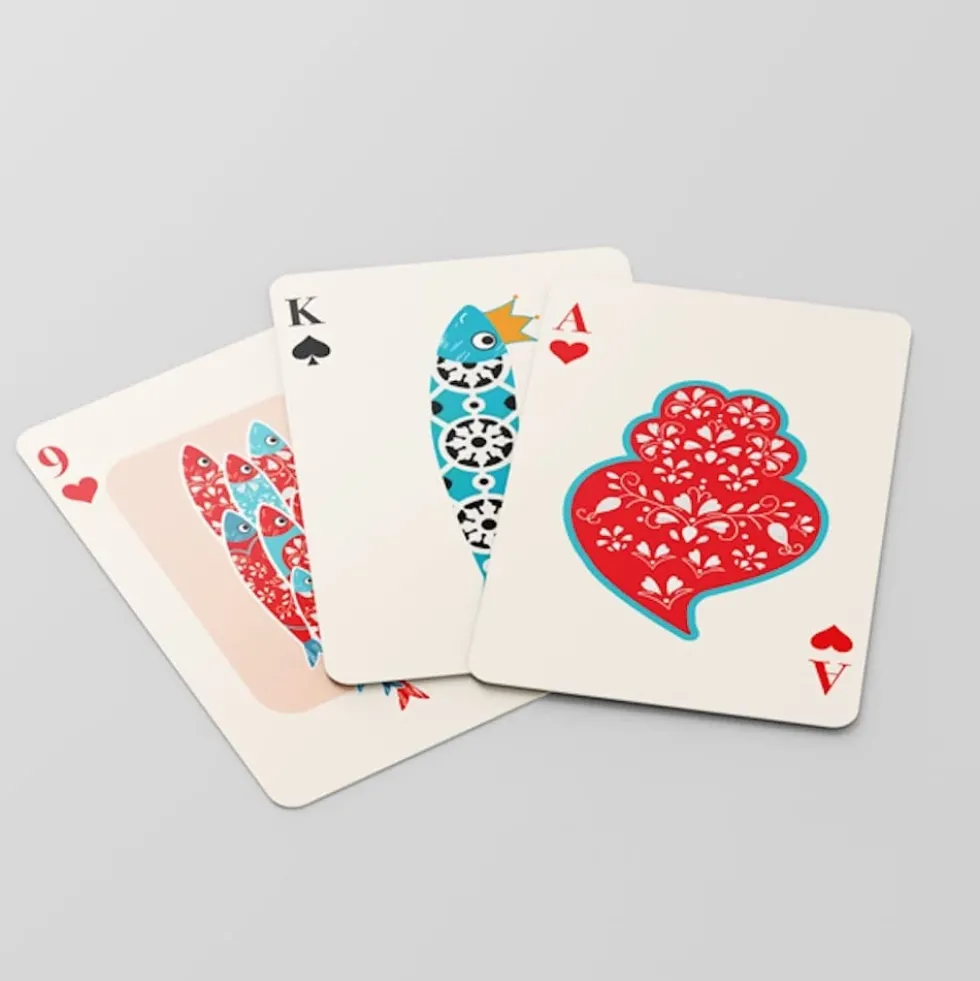 Jeu de 52 cartes "Sardinhas"
