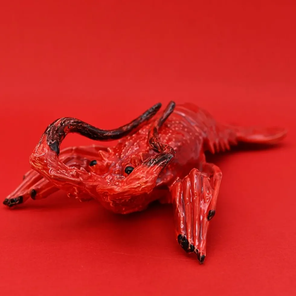 Langouste en céramique - 30 cm
