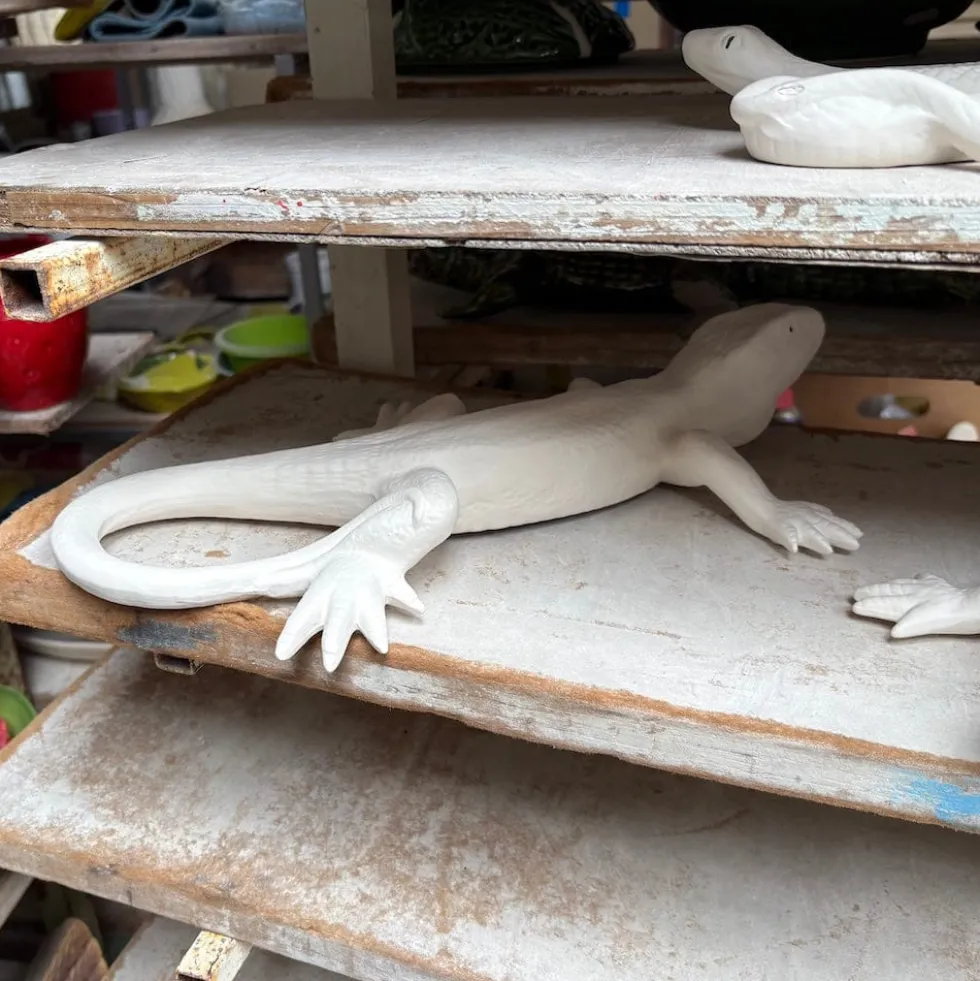 Lézard en céramique - 28cm