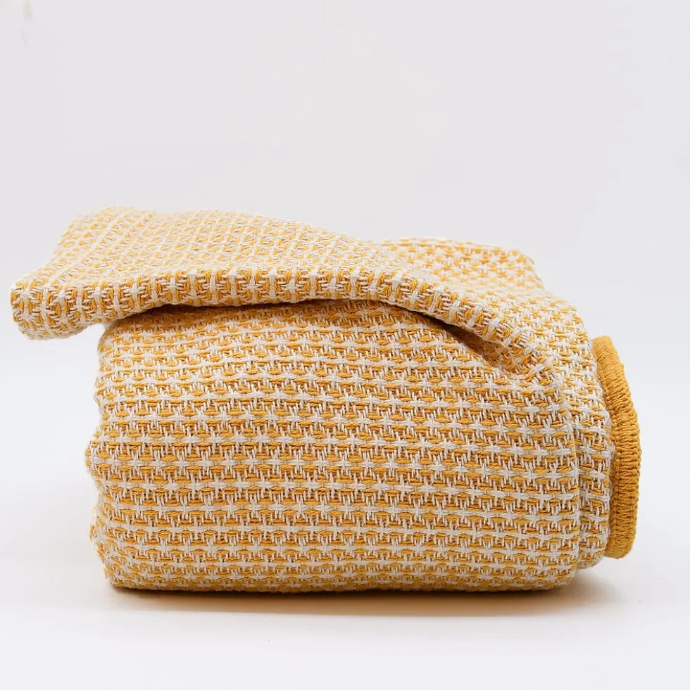 Maxi Plaid en coton - Ochre