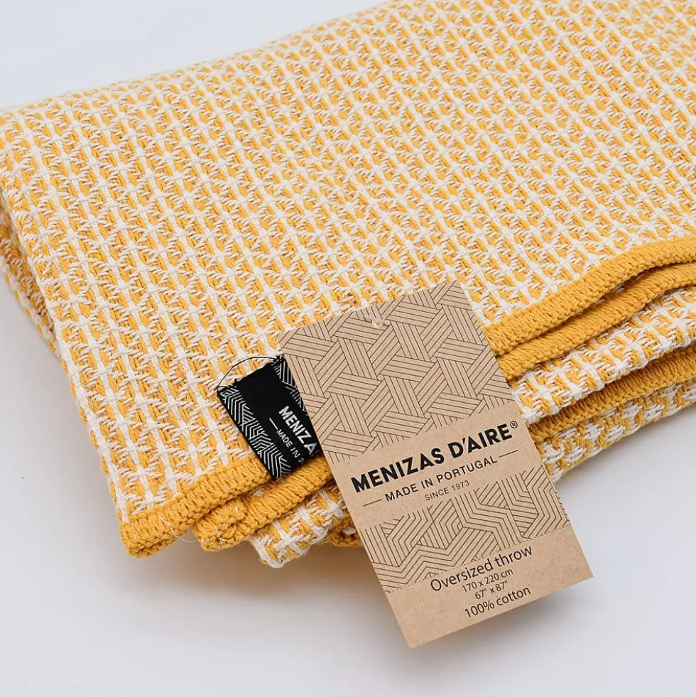 Maxi Plaid en coton - Ochre