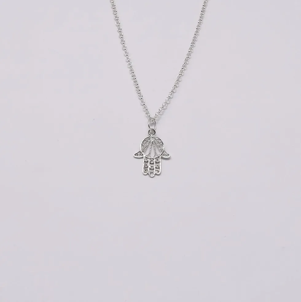 Mão de Fátima I Pendentif en argent - 2.5cm