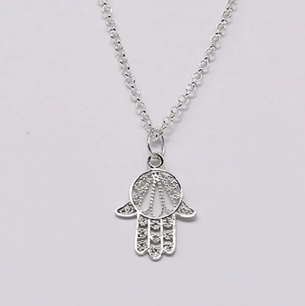 Mão de Fátima I Pendentif en argent - 2.5cm