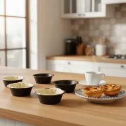 Moules à Pasteis de Nata anti-adhésif - 16 pièces