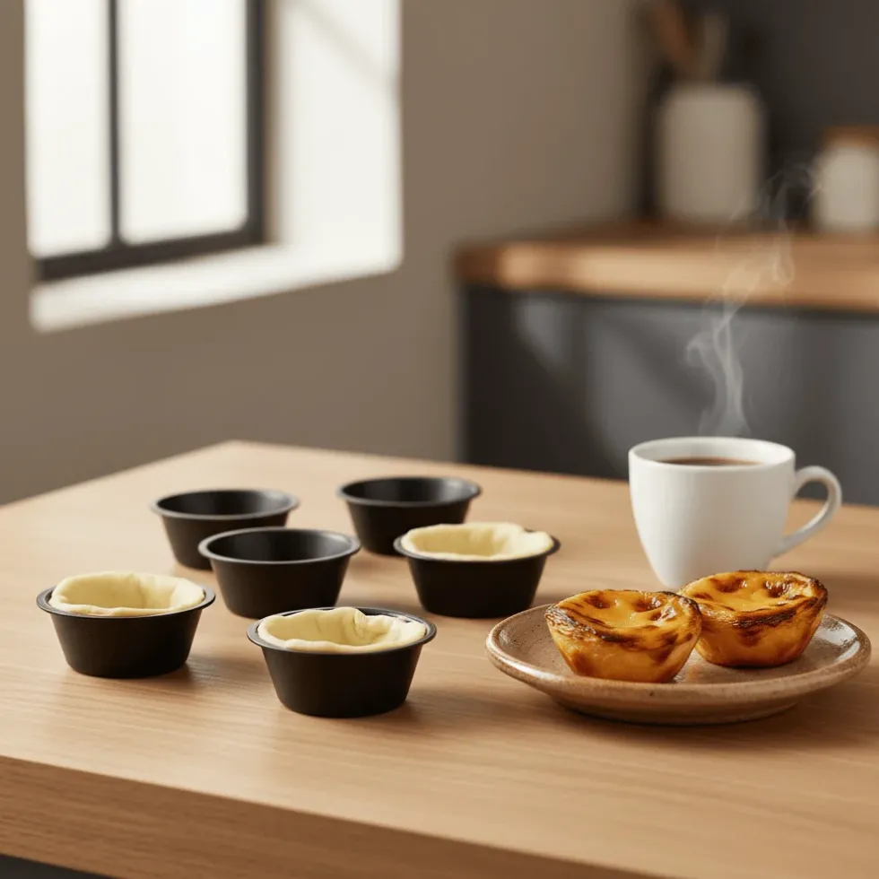 Moules à Pasteis de Nata Miniatures anti-adhésif - 16 pièces