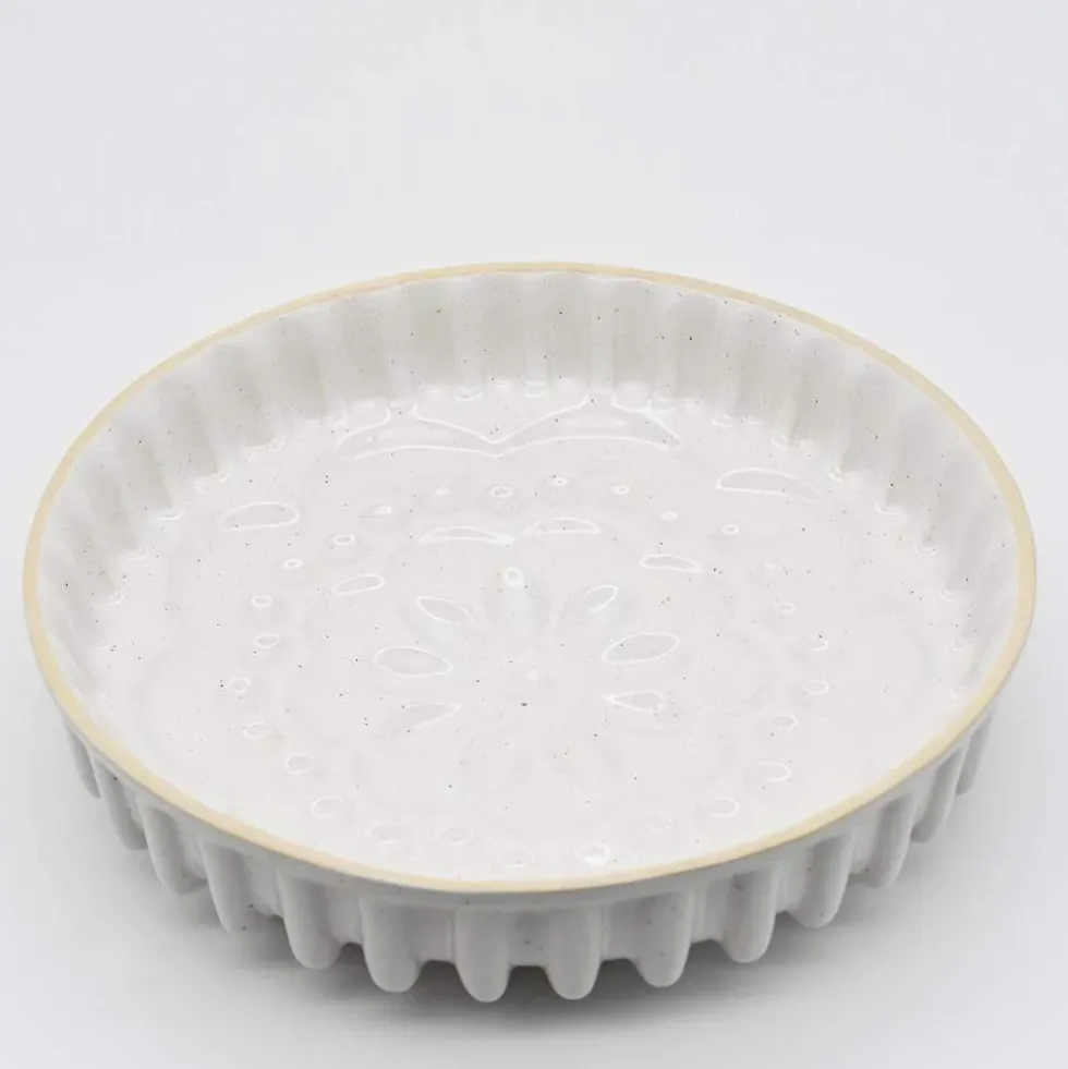 Moule à tarte en grès “ Fattoria “- 27cm
