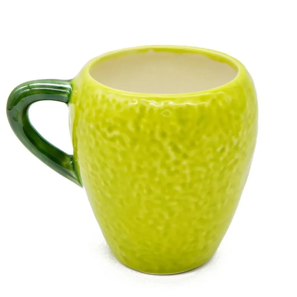 Mug en céramique en forme de citron