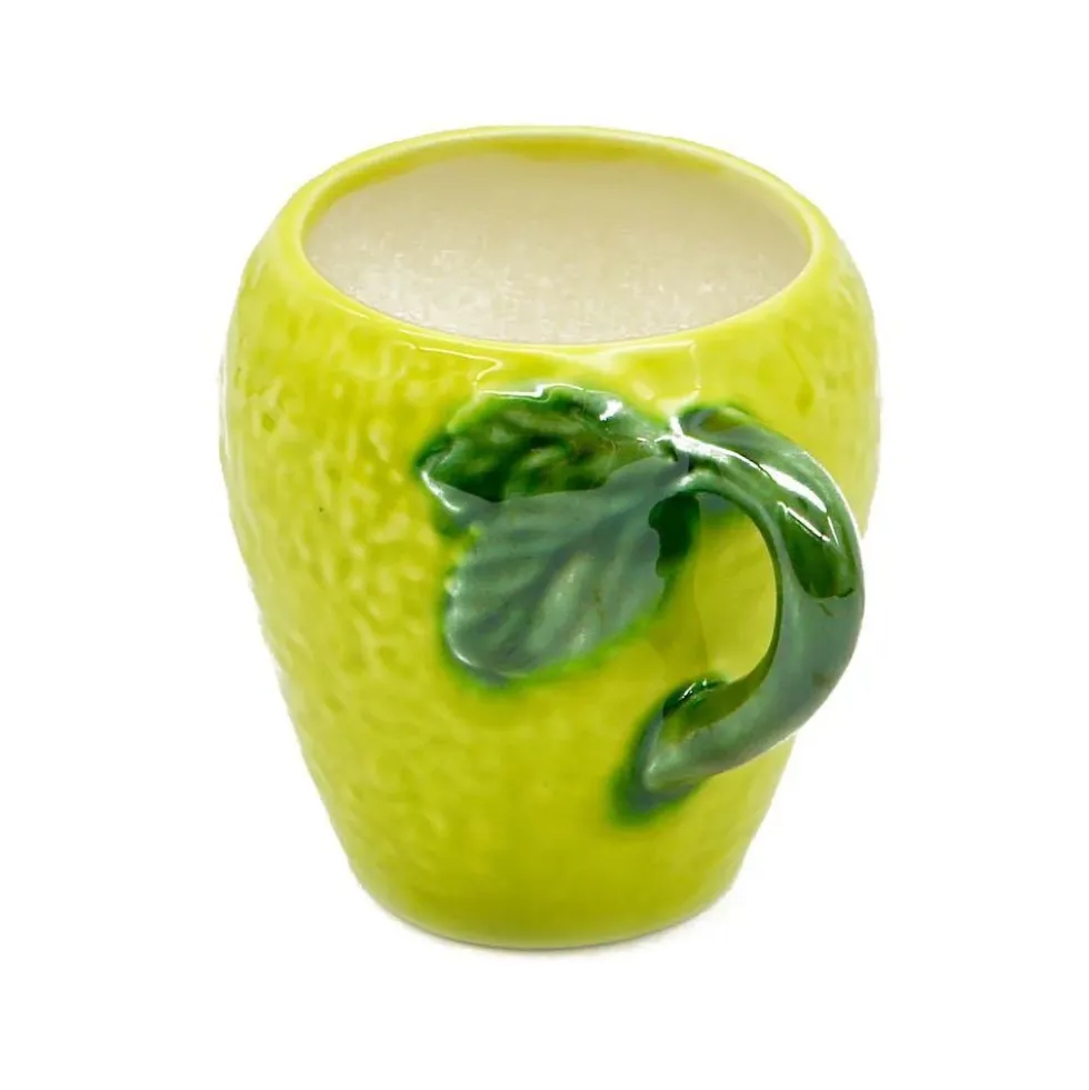 Mug en céramique en forme de citron