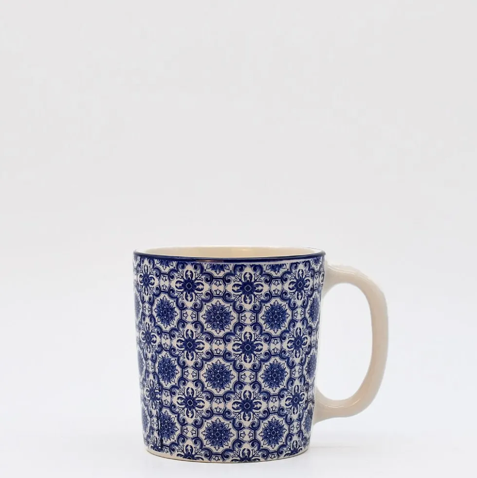 Mug en céramique "Padrão" - Bleu