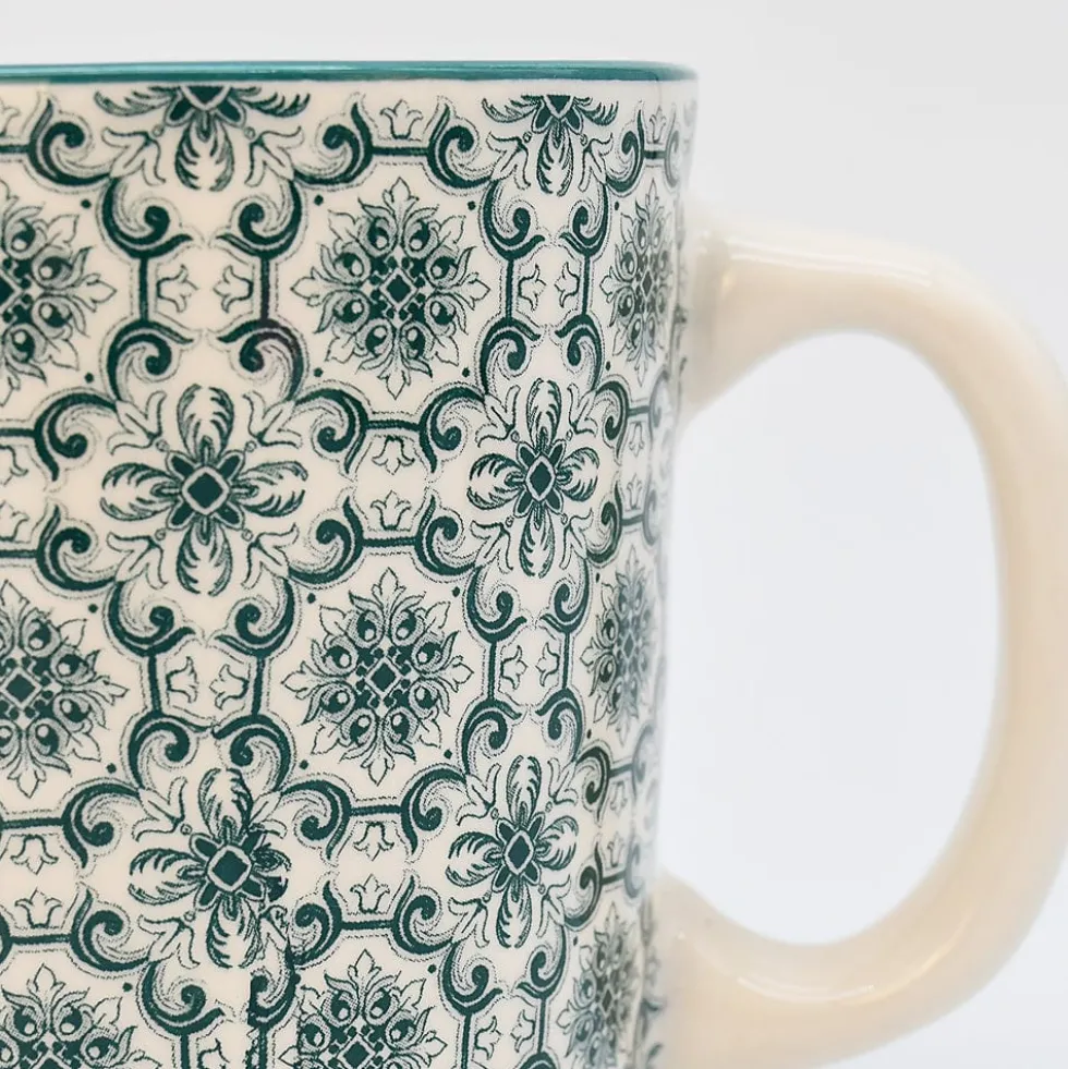 Mug en céramique "Padrão" - Vert