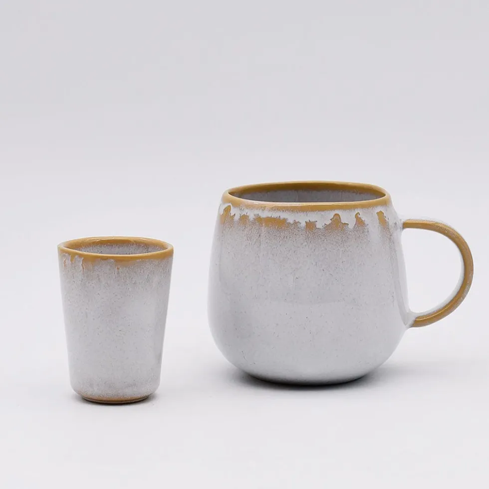Mug en grès "Amazonia" Blanc