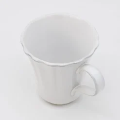Mug en grès fin "Rosa" - Blanc