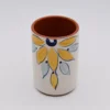 Mug en terre cuite 12cm - Jaune