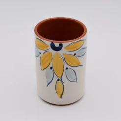 Mug en terre cuite 12cm - Jaune