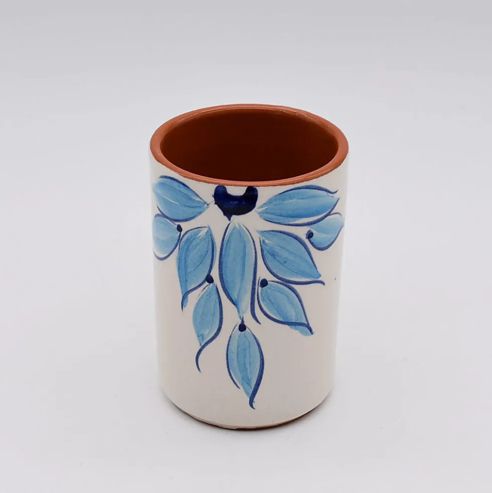 Mug en terre cuite 12cm - Turquoise