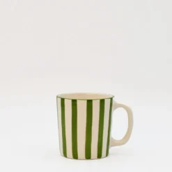 Mug rayé "Costa Nova Mar" - Vert