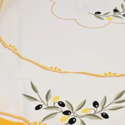 Nappe en coton "Azeitona" - Jaune