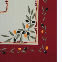 Nappe en coton "Azeitona" - Rouge