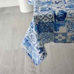Nappe en coton "Azulejos"