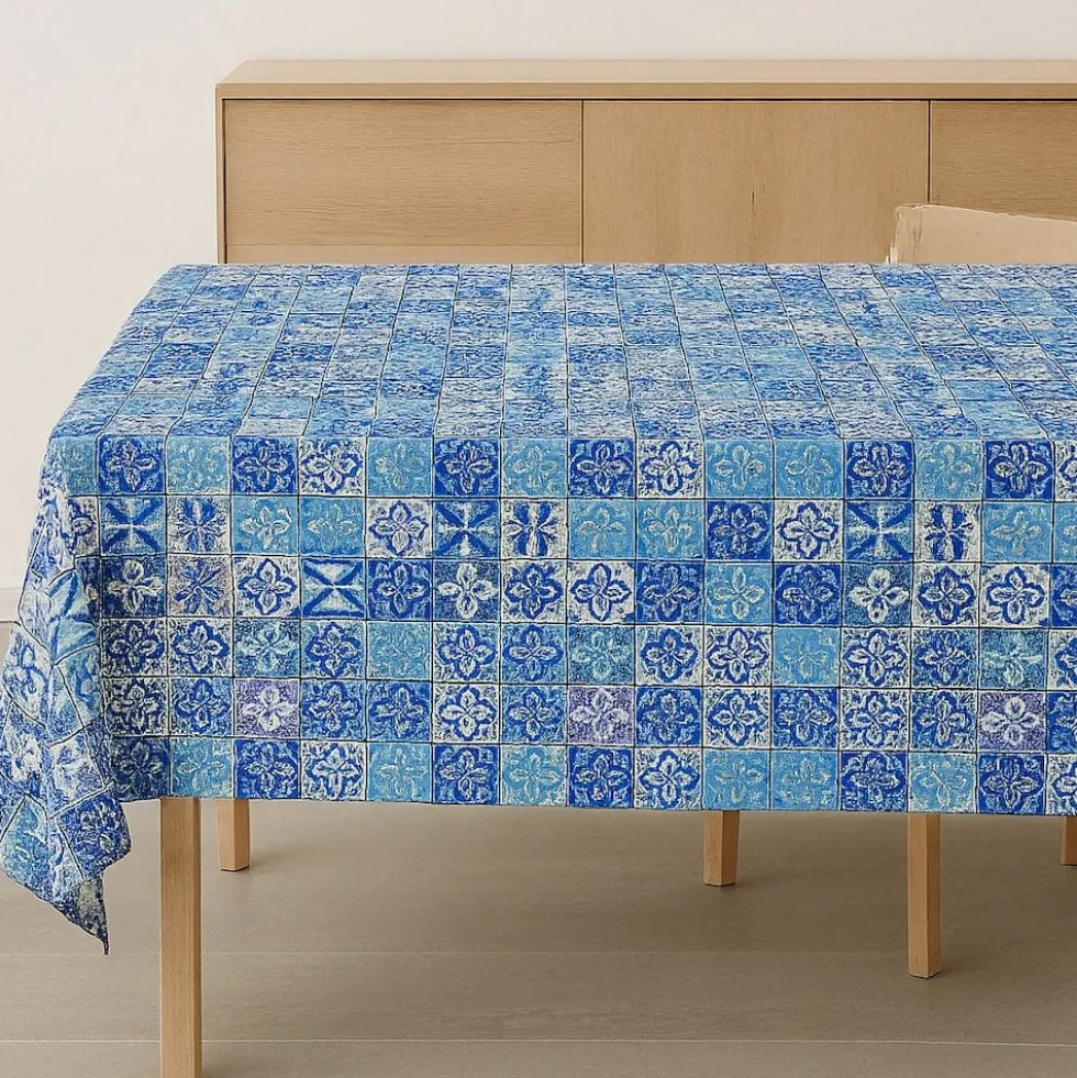 Nappe en coton "Azulejos"