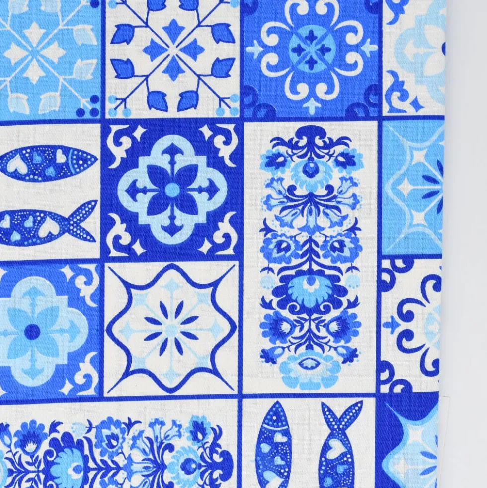 Nappe en coton "Azulejos"