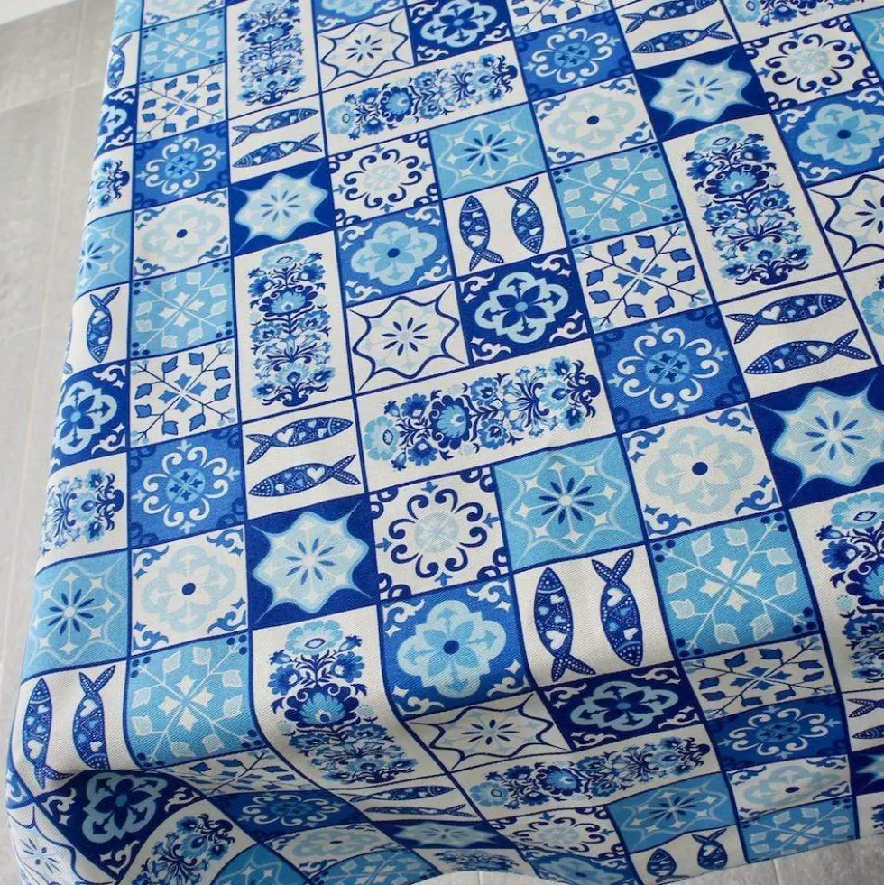 Nappe en coton "Azulejos"