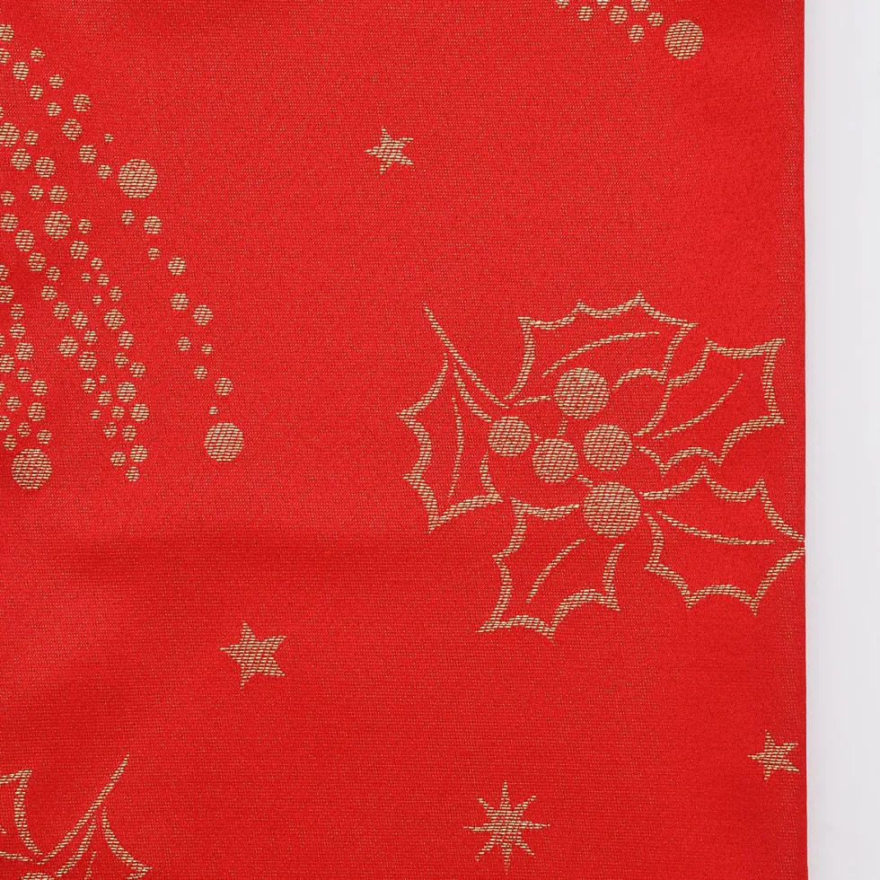 Nappe en coton "Festas" - Rouge