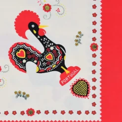 Nappe en coton "Galo" - Rouge