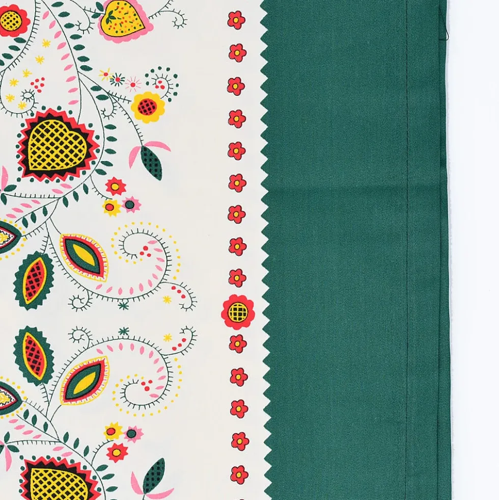 Nappe en coton "Galo" - Verte