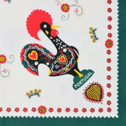 Nappe en coton "Galo" - Verte