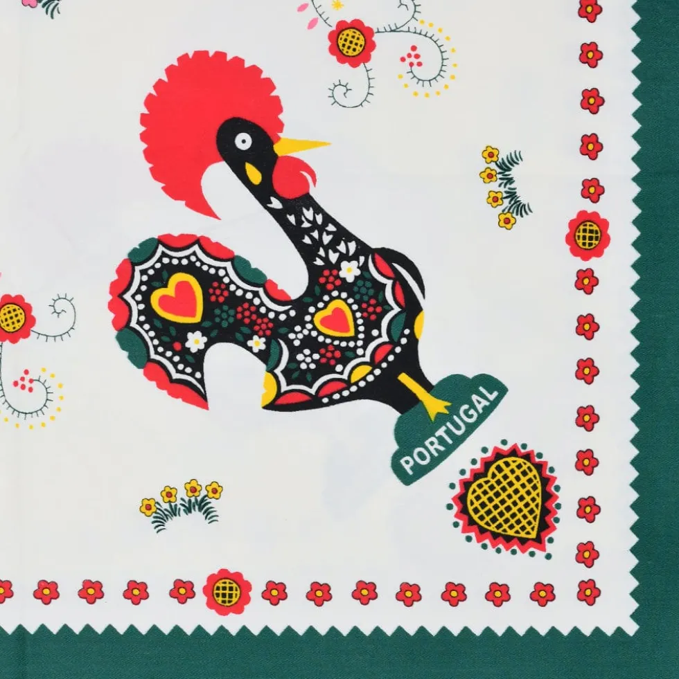 Nappe en coton "Galo" - Verte
