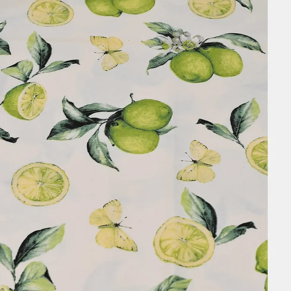 Nappe en coton "Limão" - Verte
