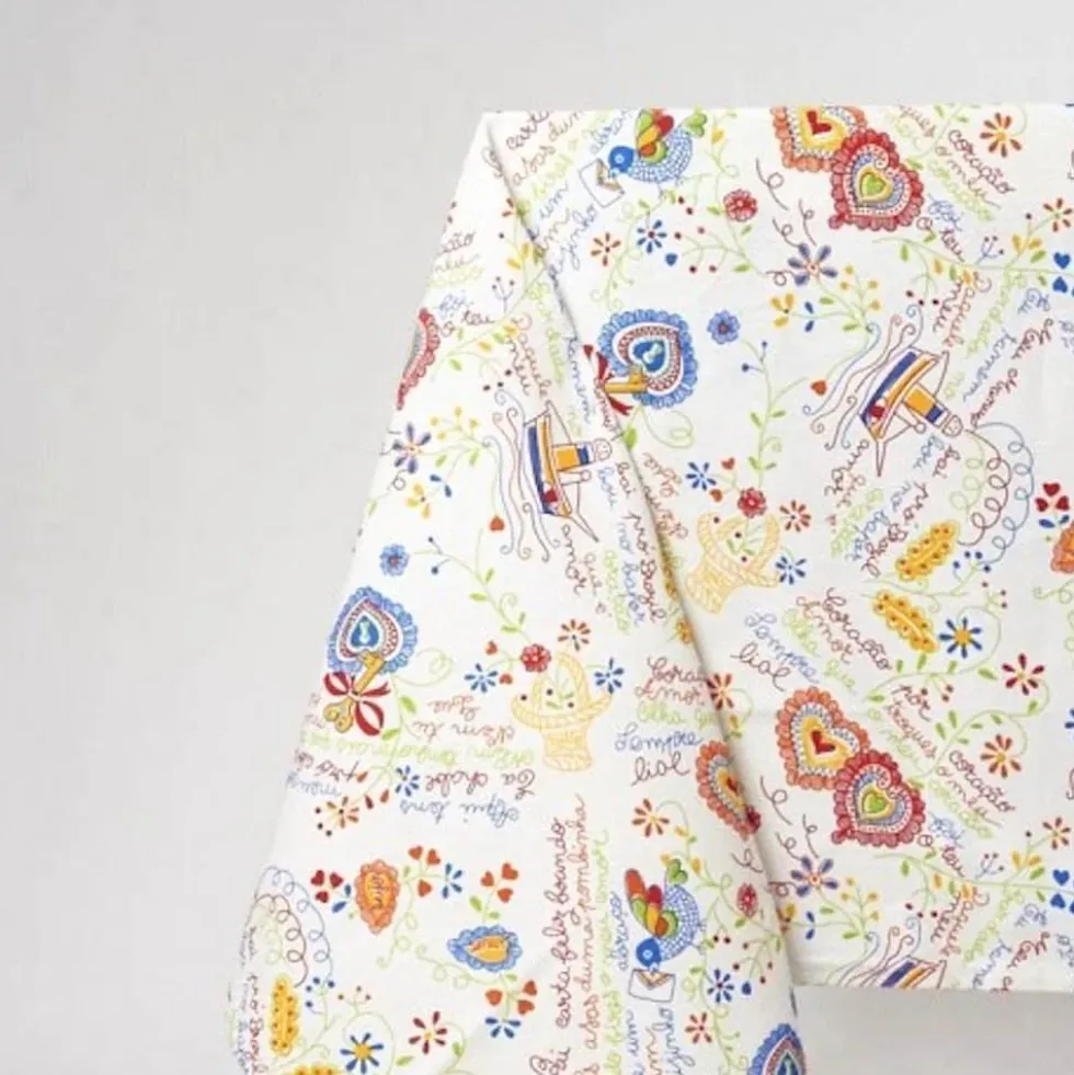 Nappe en coton "Namorados"