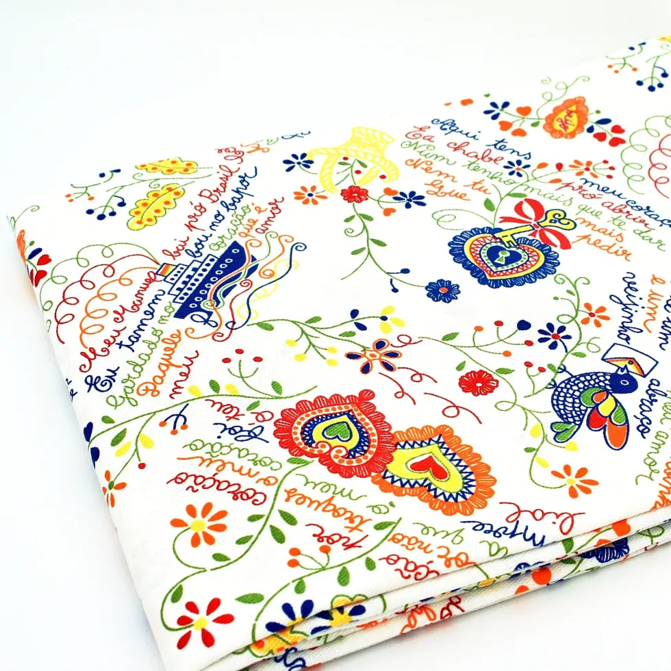 Nappe en coton "Namorados"