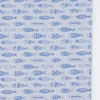 Nappe en coton "Sardinhas" - Bleu