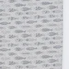 Nappe en coton "Sardinhas" - Gris