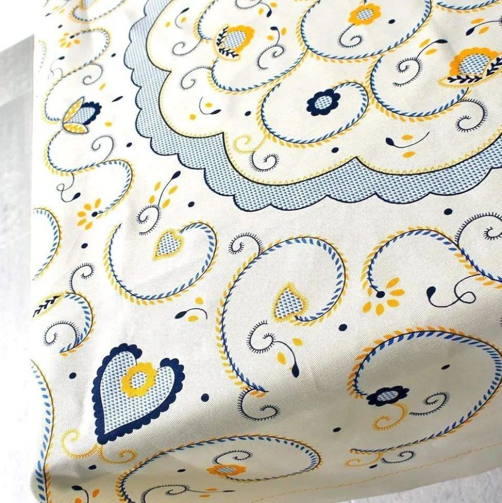 Nappe en coton "Viana" - Jaune
