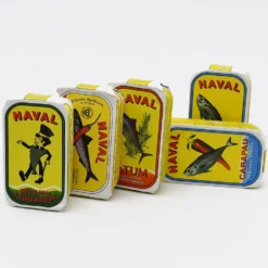 Naval I Conserve de chinchards à l'huile d'olive piquante