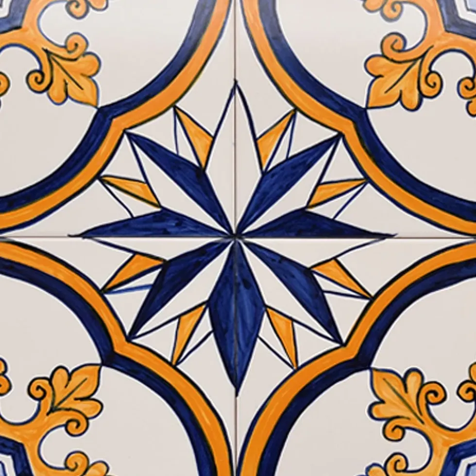 Panneau d'azulejos 28x28cm
