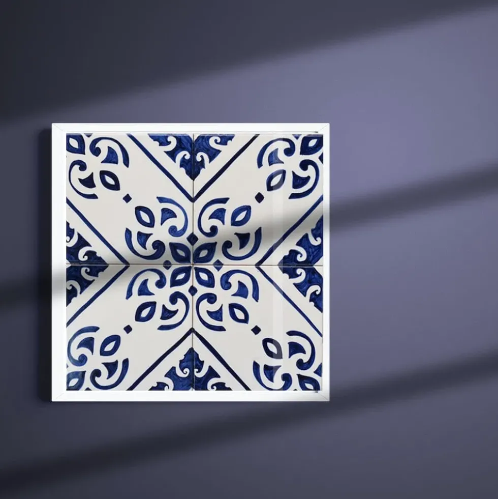 Panneau d'azulejos 28x28cm